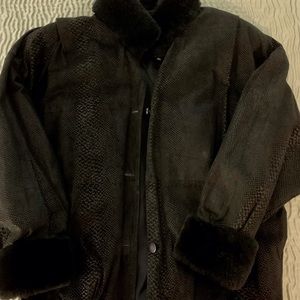 Vintage Womens genuine leather jacket size large